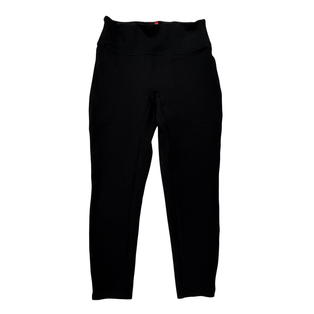 Spanx Leggings Black Ponte Perfect Ankle Pants Womens Size Small Petite (222) - Picture 1 of 8